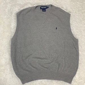 Gray Ralph Lauren Polo Gulf Vest